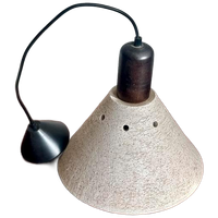 Vintage Keramiek Hanglamp Jaren 70 Brutalist