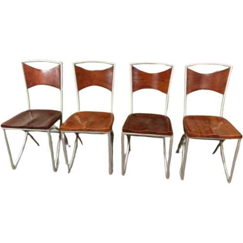 Set Van 4 Vintage Design Eetkamerstoelen