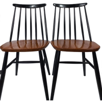 Vintage Spijlstoelen Keukenstoelen Bijzetstoelen Jaren 60