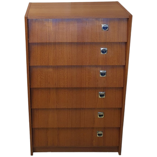 Vintage Teak Gefineerde Schoenenkast Klepkast 2221 1