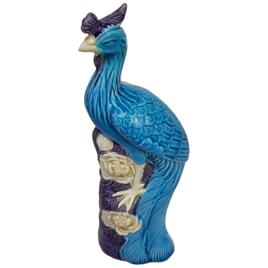 Vintage Chinese Blauwe Feniks 1