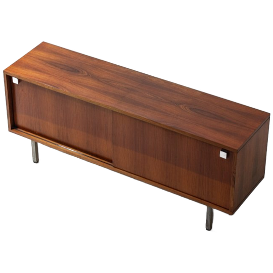 Minimalistische Vintage Dressoir In Teak Door Alfred Hendrickx Voor Belform, 1960 1