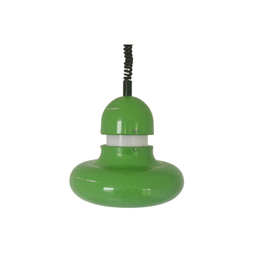 Vintage Space Age Rise And Fall Lamp Appel Groen