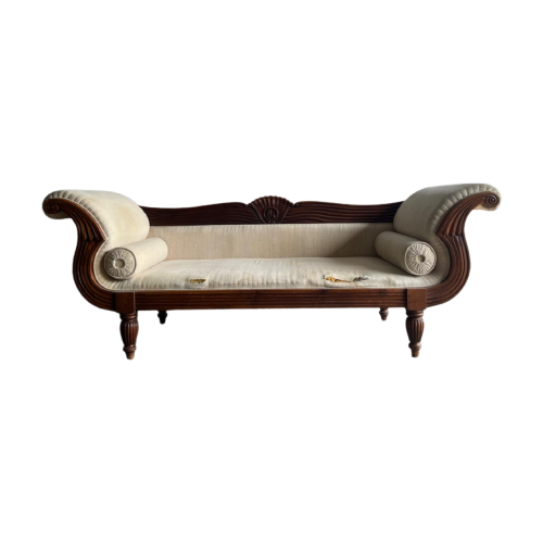 French Daybed, 1820, Tbc New Upholstery