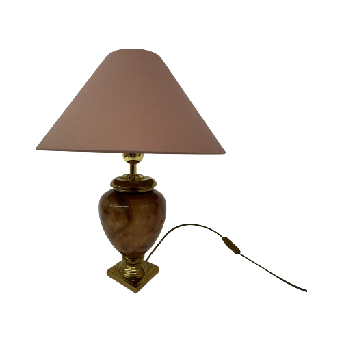 Vintage Ceramic Table Lamp By Bosa , 1980’S , Italy