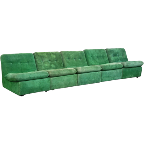 Groene Vintage Jaren ’70 Design Elementenbank Met 5 Elementen