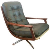 Vintage Eugen Schmidt Swivel Chair Voor Soloform 1960