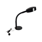Hala Zeist - Model 708 - Bureaulamp - Zwart - Flexibele Arm - 1970'S thumbnail 1