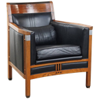 In Goede Staat Verkerende Zwarte Art Deco Schuitema Design Fauteuil Uit De Decoforma Serie thumbnail 1