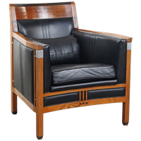 In Goede Staat Verkerende Zwarte Art Deco Schuitema Design Fauteuil Uit De Decoforma Serie