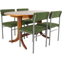Set Van 4 Vintage Eetkamerstoelen Stoelen 'traunraut'