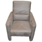 Moderne Fauteuil Taupe Licht Bruin thumbnail 1