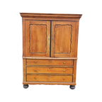 Biedermeier Kabinet Kast Kersen Of Linnenkast thumbnail 1