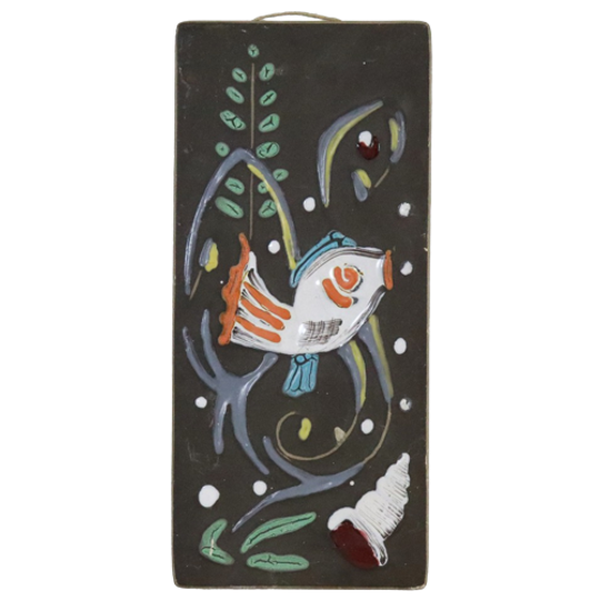 Vintage Wandkeramiek Vissen Decoratie 1