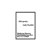 Poster - King & Mcgaw Alles Is Mooi - Andy Warhol 70 X 100 Cm