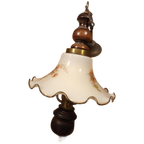 Klassiek Hanglamp Met Chique Glazen Kap thumbnail 1