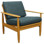 Vintage Danish Lounge Chair, 1970s thumbnail 1