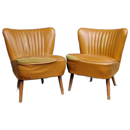 Duo Van Vintage Cocktailzetels, Expo 58, Restauratieproject 1