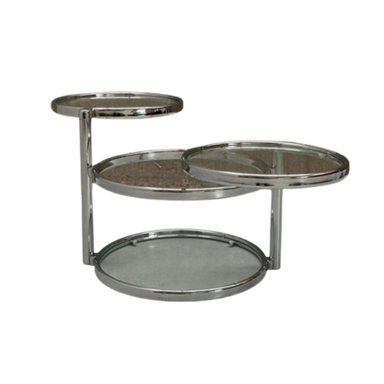 Vintage Leitmotiv Chroom Salontafel 1