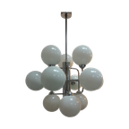 Large Atomic 12 Globe Chandelier. thumbnail 1