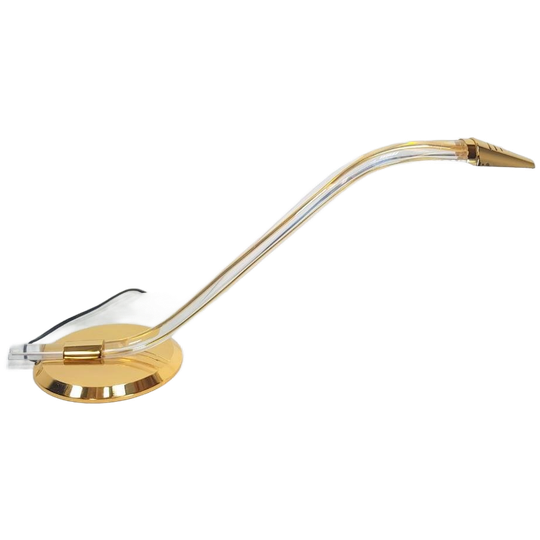 Vintage Messing Plexiglas Grupo Mci Bureaulamp ´70 Regency 1
