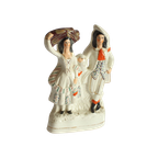 Staffordshire Figurine Of A Scottish Couple 19Th Century thumbnail 1