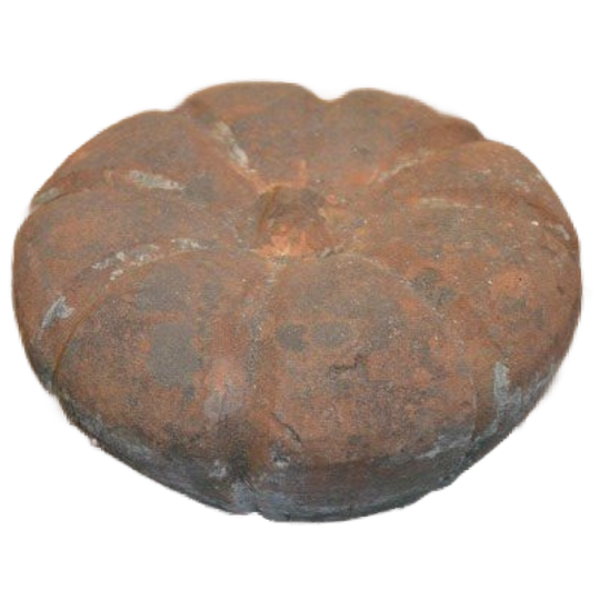 Geleefde Terracotta Pompoen Als Herfstdecoratie 1