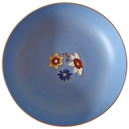 Vintage Schaal Zacht Blauw Schaaltje Porselein 1