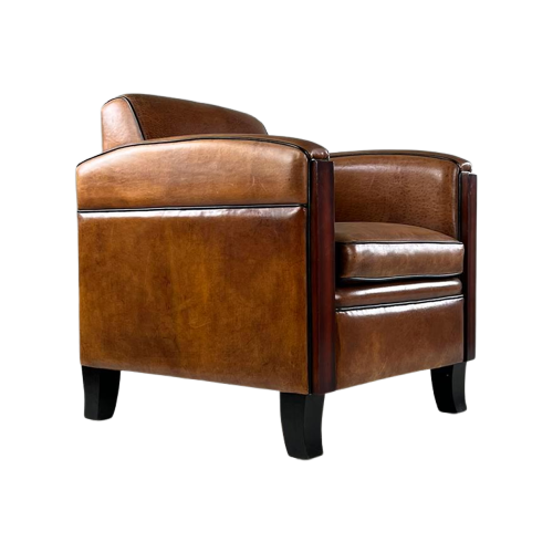 Fauteuil Schapenleer Klassiek Lounge Atelier