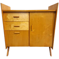50's Vintage Commode Berkenhout Kast Dressoir Jaren 50