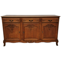 Vintage Louis Xv Wandkast, Buffetkast, Dressoir Ladekast 109