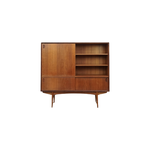 Oswald Vermaercke Highboard In Teak Wood