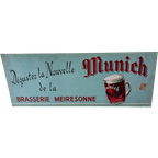 Reclamebord "Munich" Uit 1952. thumbnail 1