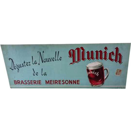 Reclamebord "munich" Uit 1952. 1