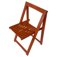 Aldo Jacober - Folding Chair Model ‘Trieste’ - Bazzani Italy - Orange - Multiple In Stock