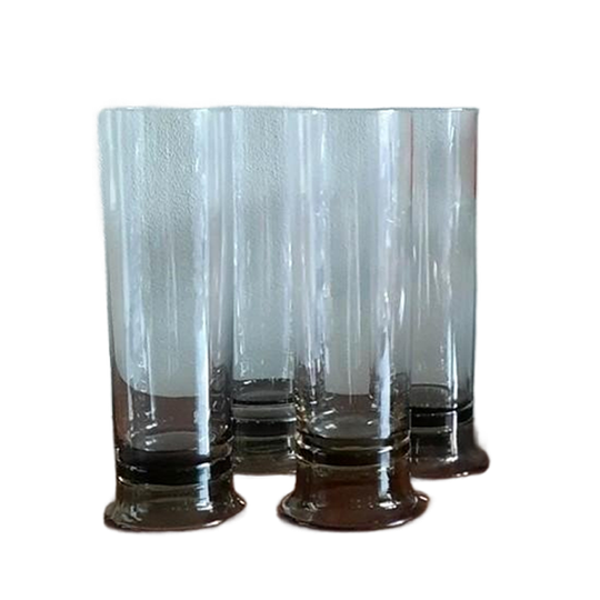 Vintage Longdrink Glazen Van Rosenthal Studio Line, Rookglas 1