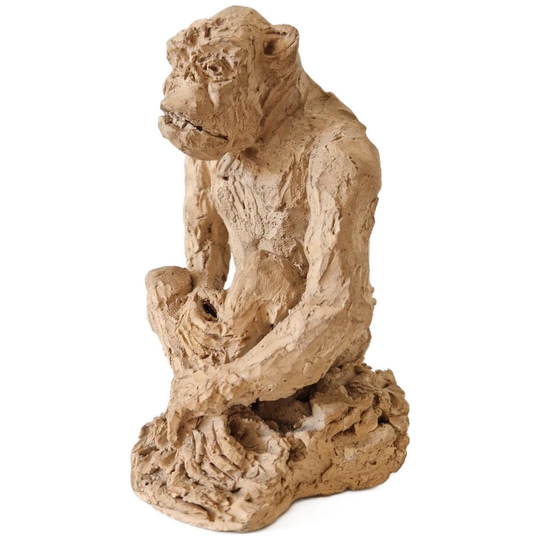 C Evers Vintage Beeld Aap Sculptuur 1