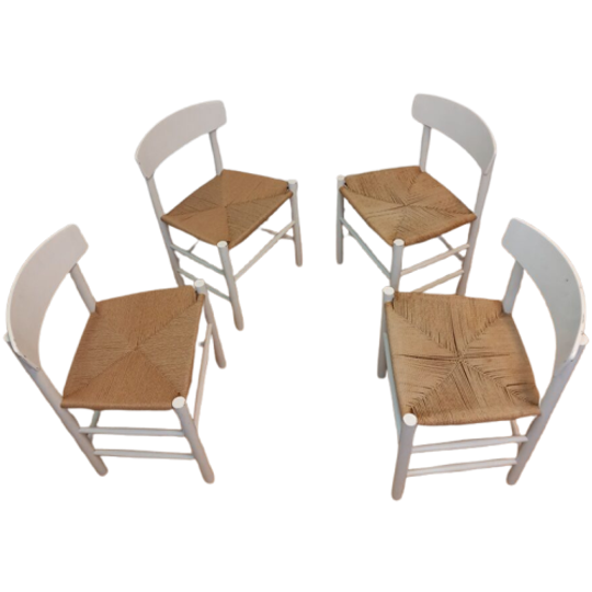 Set Of 4 Fredericia J39 Diner Chairs 1