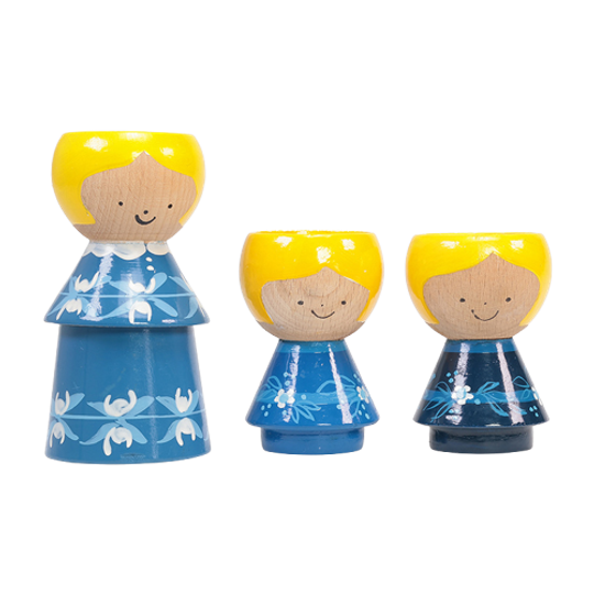 Helen En Mogens Lyholmer Set Houten Eierdopjes 1