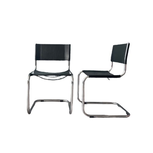 2X Mart Stam S33 Cantilever Chairs For Fasem, Ca80S