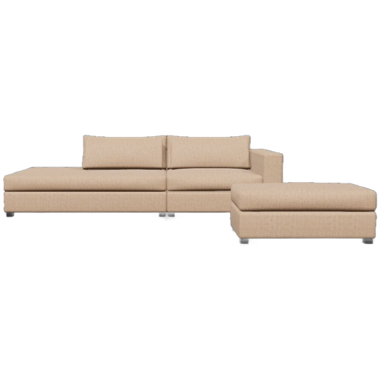 4x6 sofa - X2 Modulaire Bank Beige Velours 1