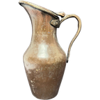Grote Koperen Klepkan, Met Handvat, 35 Cm Hoog thumbnail 1