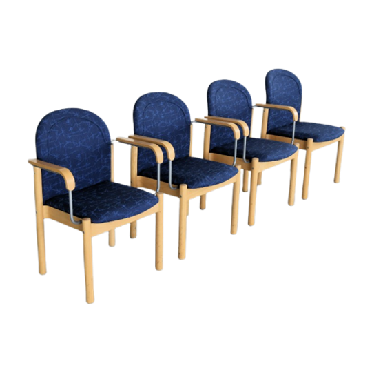 Vintage Stoelen | Armchairs | Kinnarps | Zweden 1