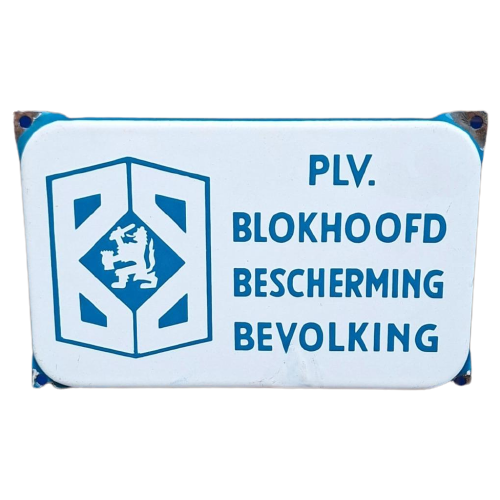 Deurpostje Plaatsvervangend Blokhoofd Bescherming Bevolking.