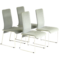 Set Van 4 Vintage Post Modern Design Eetkamerstoelen