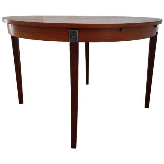 Vintage Tafel Eetkamertafel Eettafel Uitschuifbaar Teakhout 1