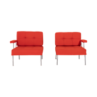 1960’S Pair Of ‘Revolt’ Chairs By Poul Cadovius For France & Son, Denmark