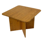 Vintage Grenen Salontafel / Bijzettafel Minimalist Design thumbnail 1