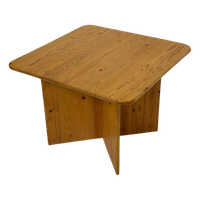 Vintage Grenen Salontafel / Bijzettafel Minimalist Design