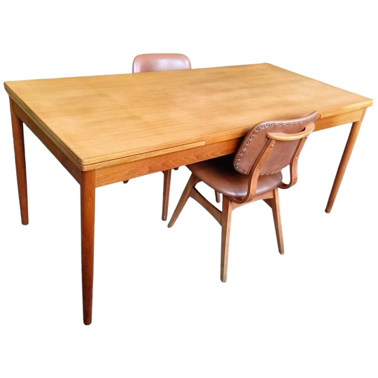 Vintage, Jaren '60 Uitschuifbare Eettafel 1